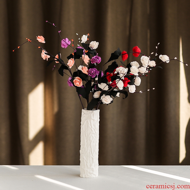 Nan sheng I and contracted a fold series household act the role ofing is tasted ceramic vases, dried flower simulation flowers floral flower implement false