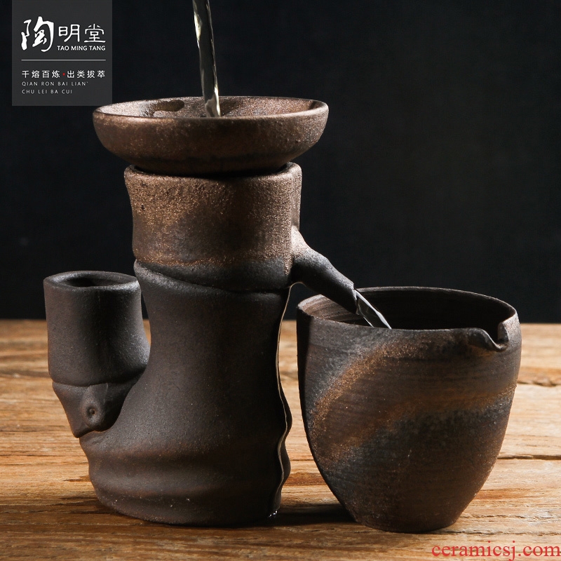 TaoMingTang tea accessories ceramics creative) make tea tea tea net coarse pottery tea strainer restoring ancient ways