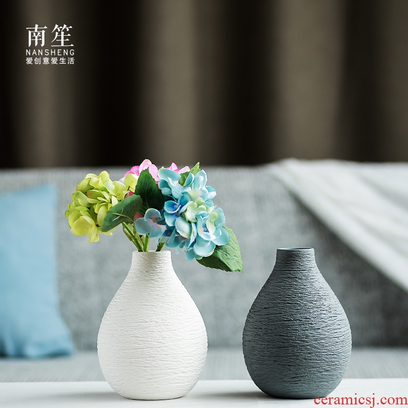 Nan sheng mesa of I and contracted household act the role ofing is tasted furnishing articles ceramic vase simulation flower, dried flower flower decorations