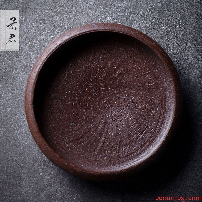 JingJun dry machine manual tea set ceramic bearing Japanese coarse pottery pot dishes pot bearing pot dry terms tray of archaize meal