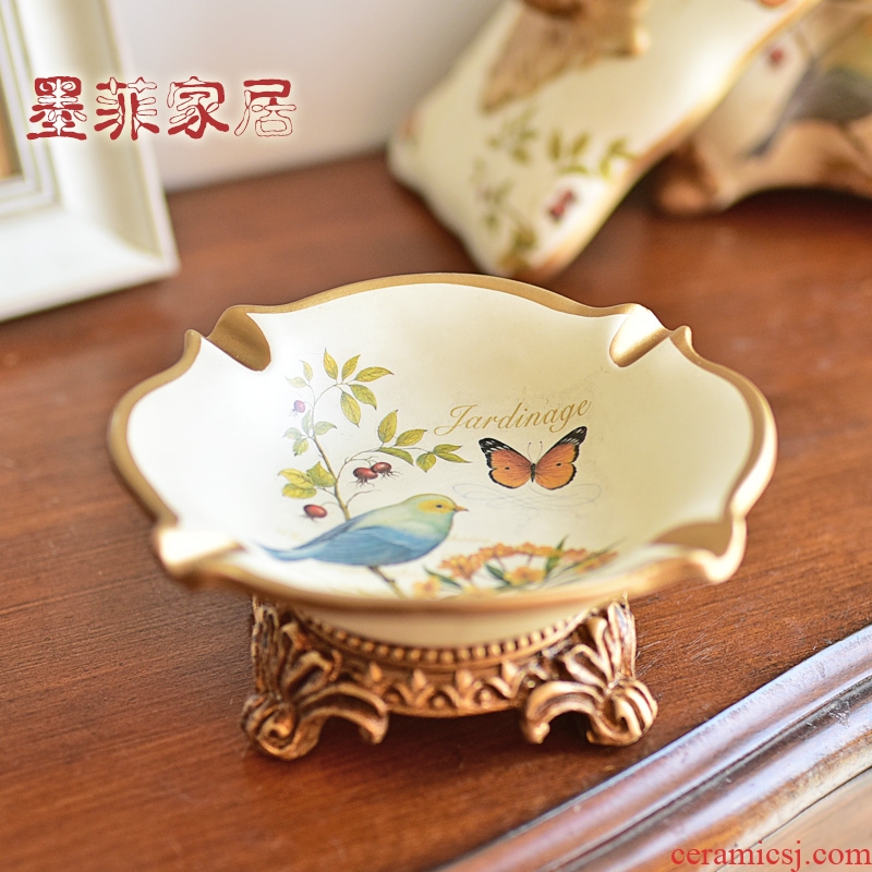 European ceramic ashtray American country creative move furnishing articles home sitting room adornment seeds, fruit dish of small fruit bowl