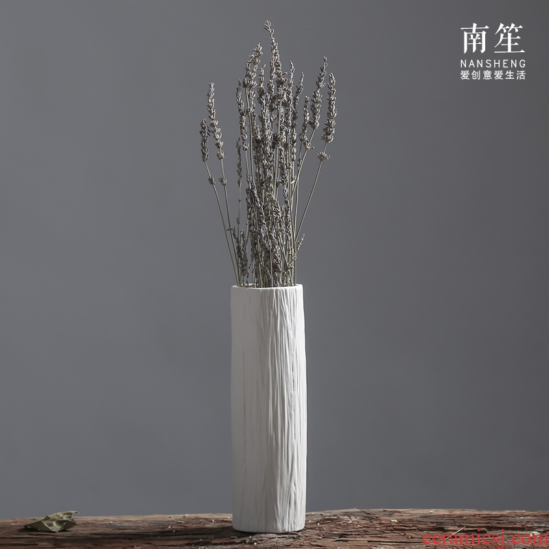 Nan sheng household act the role ofing is tasted all over the sky star money plant simulation white ceramic vase mesa place flower arranging flowers