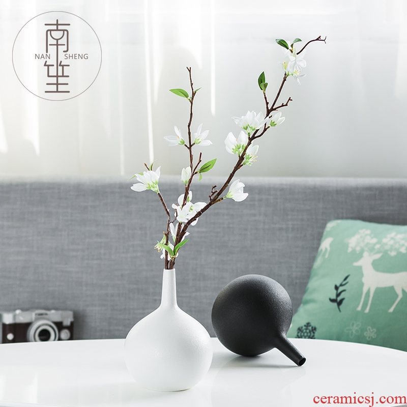 Nan sheng household act the role ofing is tasted simulation flowers, dried flowers, artificial flowers, ceramic vases, furnishing articles of TV bar face sitting room adornment