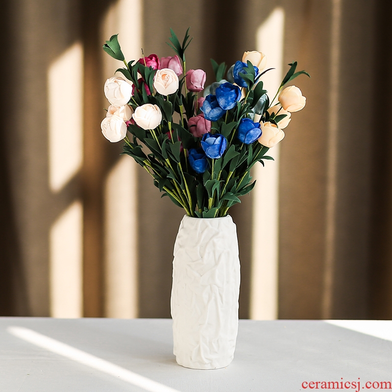 Nan sheng I and contracted a fold series household act the role ofing is tasted ceramic vases, dried flower simulation flowers floral flower implement false