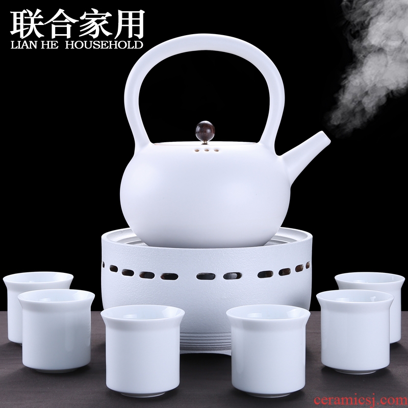 To be household tea boiling tea ware ceramic teapot high - capacity ceramic POTS electric TaoLu household kettle pot of girder