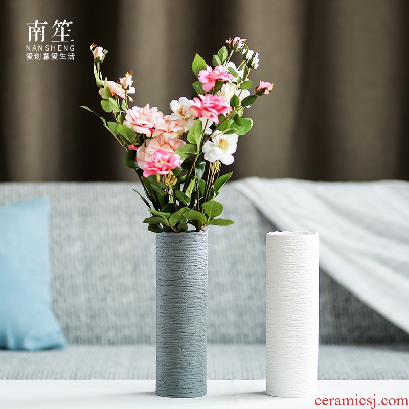 Nan sheng I and contracted household act the role ofing is tasted ceramic vase mesa place simulation flower, dried flower flower flower arranging flower art