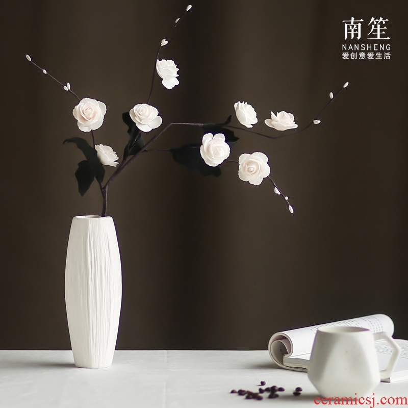 Nan sheng I and contracted flower arranging household act the role ofing is tasted ceramic vase simulation flowers, dried flowers, artificial flowers, arts and crafts