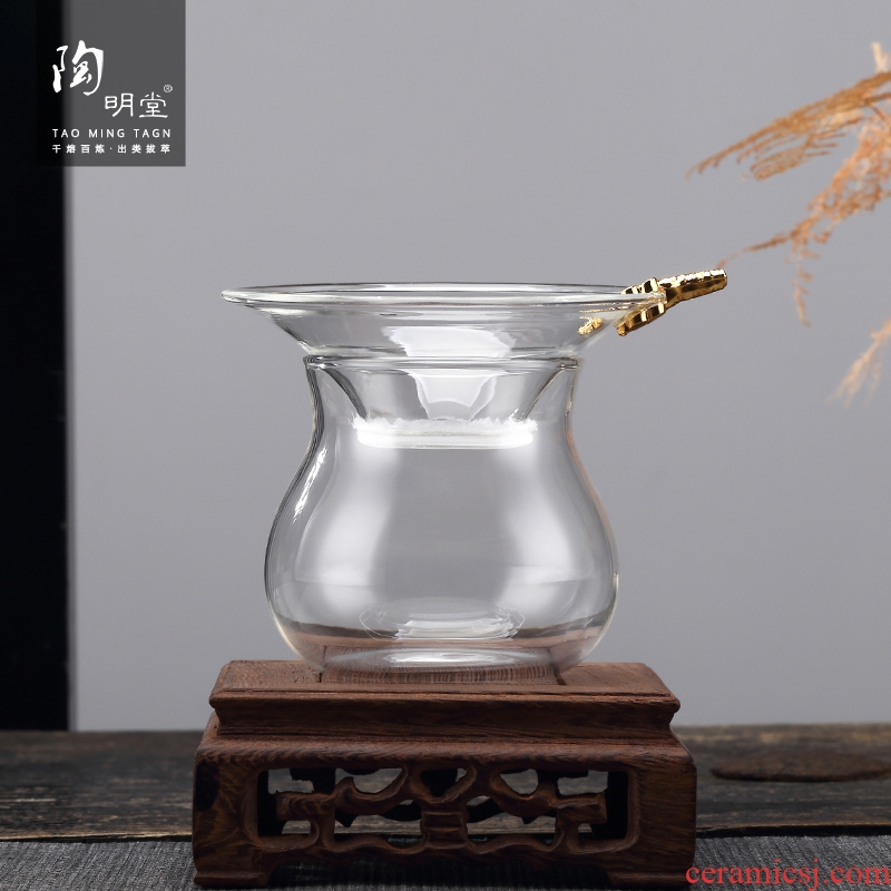 Creative TaoMingTang glass) tea filters) fair suit glass cup)