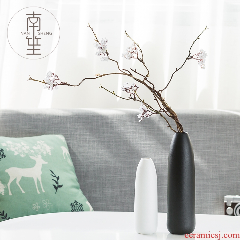Nan sheng household act the role ofing is tasted furnishing articles ceramic vase of TV bar face sitting room simulation flowers, dried flowers, artificial flowers adornment