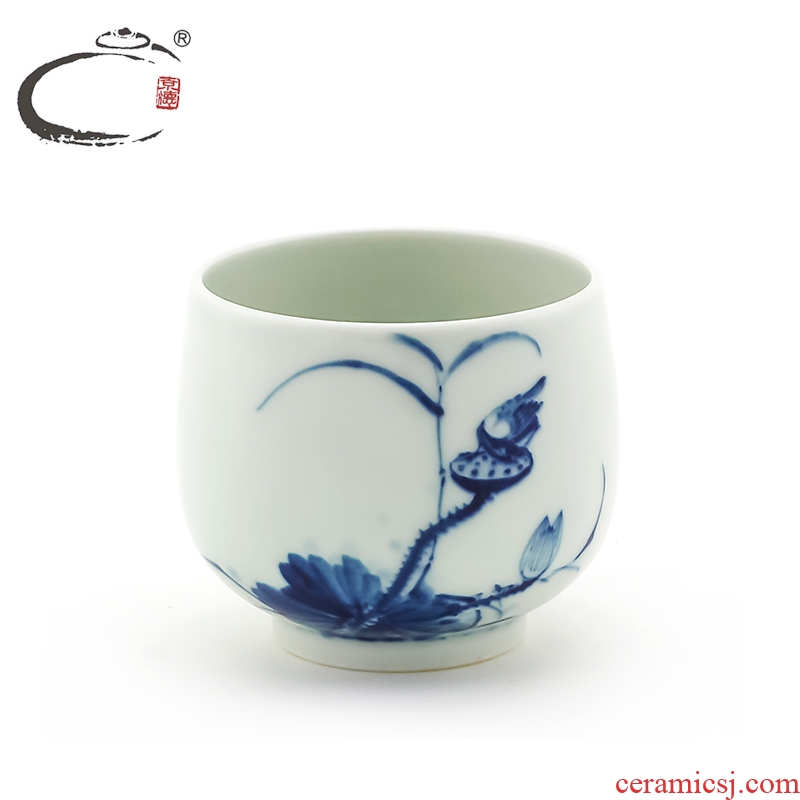 And cheung tsing Hualien bird cup sample tea cup of jingdezhen ceramic kung fu tea cup master cup personal cup bowl