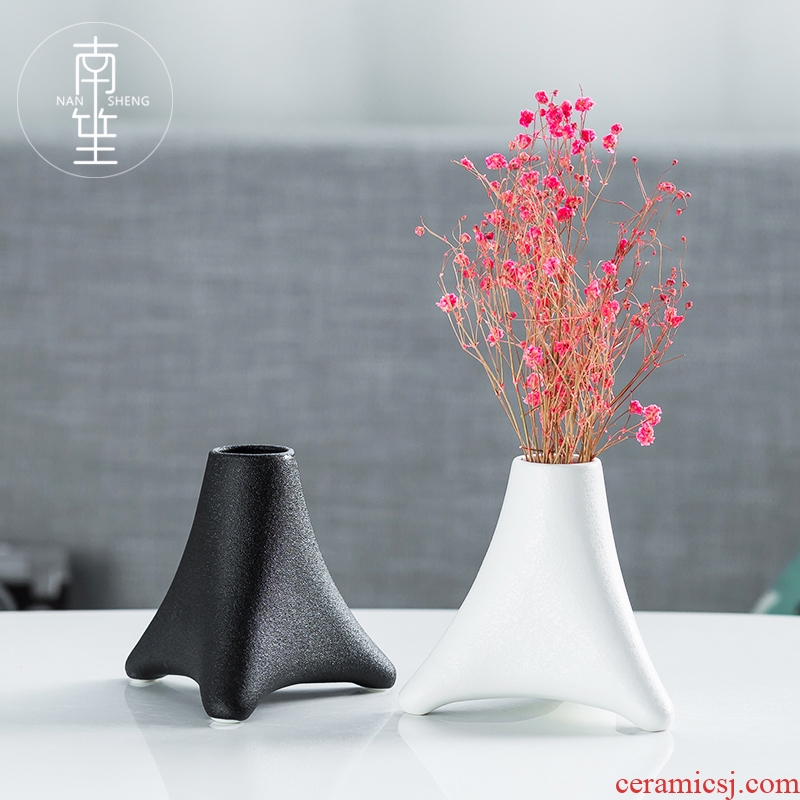 Nan sheng household act the role ofing is tasted I and contracted ceramic vase simulation flowers, dried flowers sitting room adornment TV ark, furnishing articles