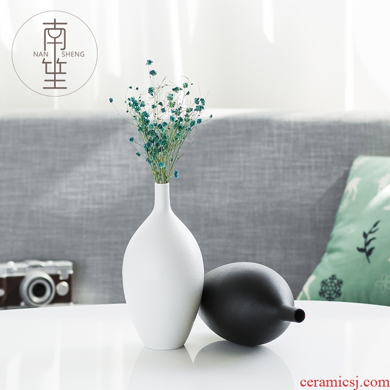 South sheng household act the role ofing is tasted simulation flowers, dried flowers, artificial flowers, ceramic vase, the sitting room TV ark, wine cabinet mesa furnishing articles