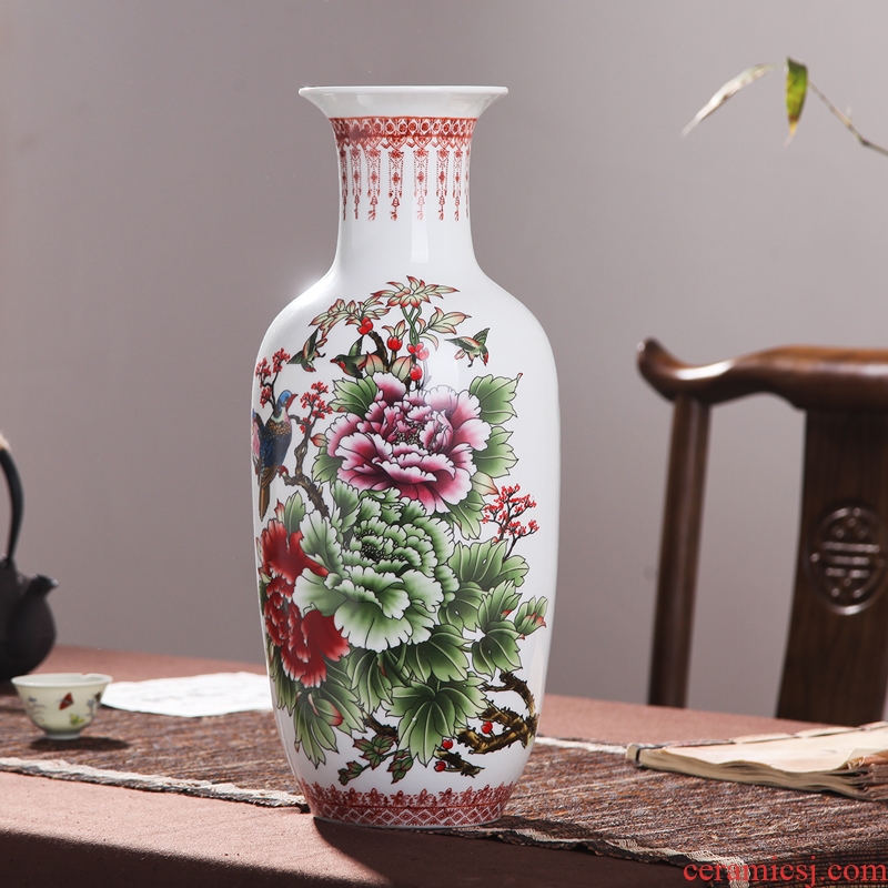 Jingdezhen ceramic vases, flower receptacle contracted TV ark, furnishing articles lucky bamboo hydroponic packages mailed home decoration arts and crafts
