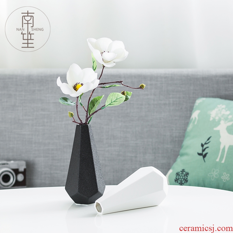 Nan sheng ceramic vase simulation flowers, dried flowers, I and contracted household act the role ofing is tasted sitting room adornment TV ark, furnishing articles