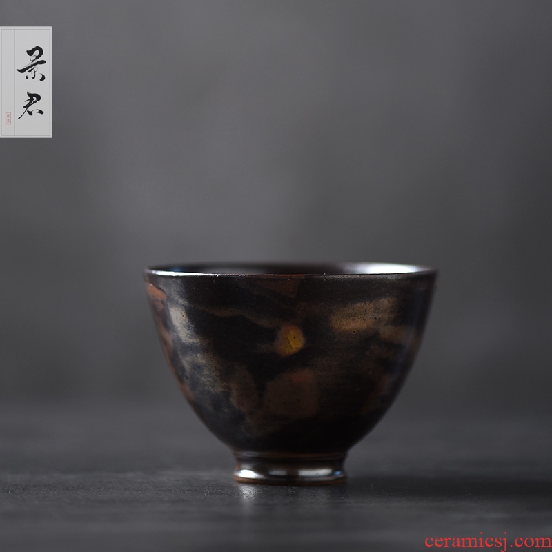 JingJun variable glaze kung fu master of jingdezhen ceramic tea set cups cup single CPU individual small sample tea cup