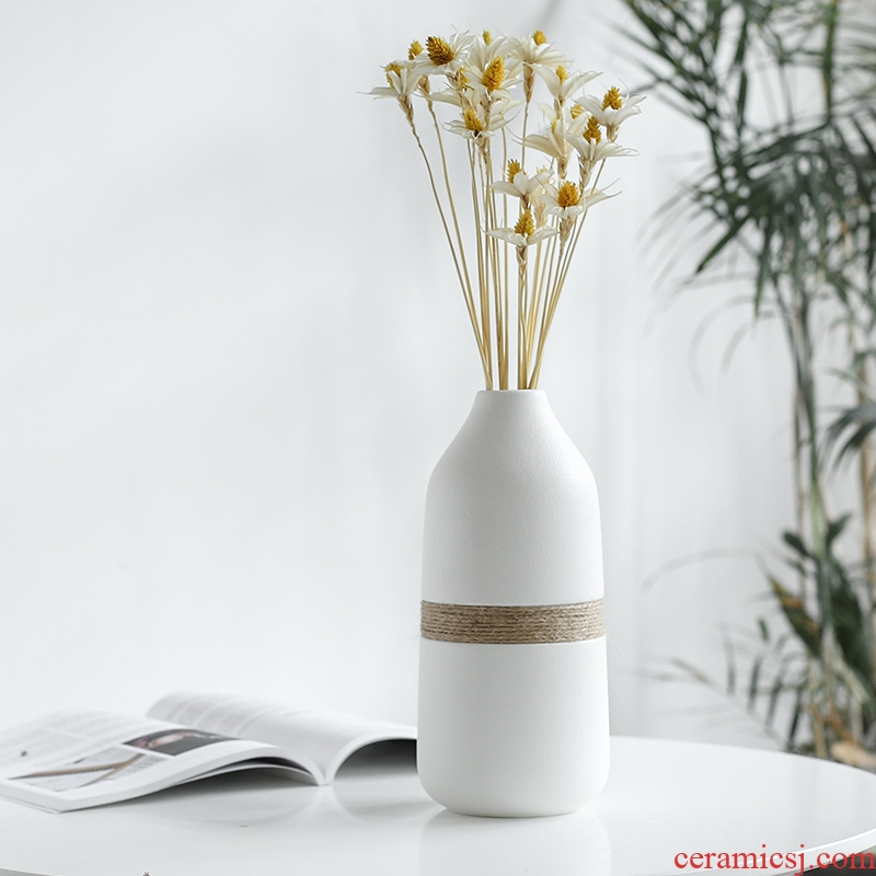 Nan sheng I and contracted Europe type ceramic vase simulation flowers, dried flowers, artificial flowers, floral flower arranging household act the role ofing is tasted furnishing articles