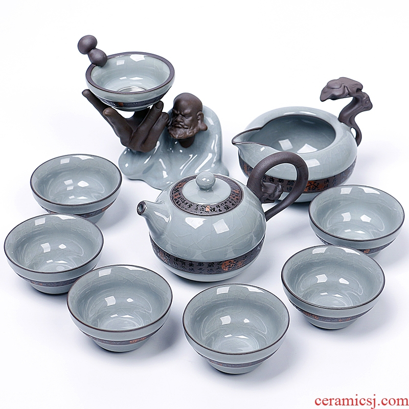 So be hilarious brother ceramic up tea set home a whole set of kung fu tea tea teapot teacup gift boxes