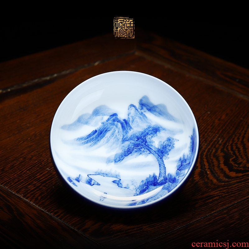 About Nine katyn ji blue glaze and checking ceramic sample tea cup jingdezhen porcelain cups kung fu tea cup master list