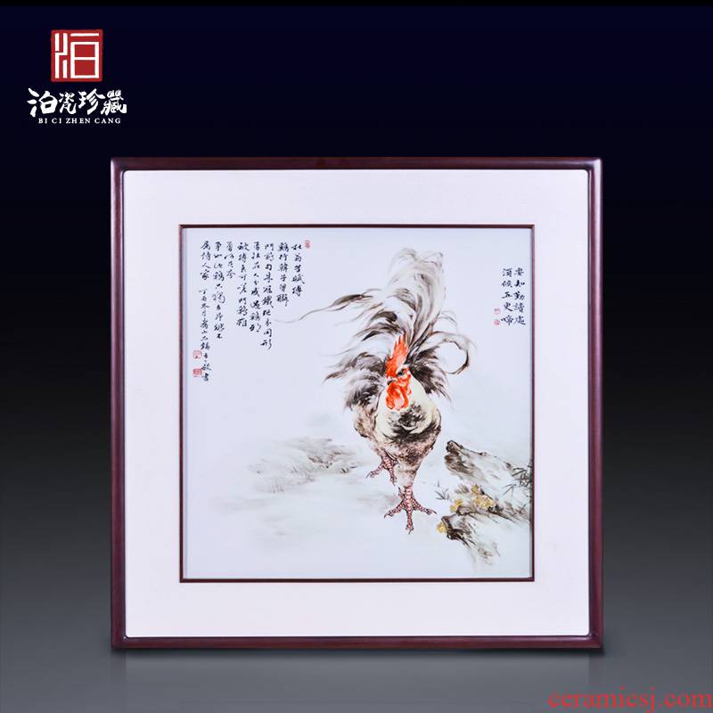 High - quality goods of jingdezhen ceramics hand - made fine figure porcelain plate painter sitting room adornment background wall hanging in furnishing articles