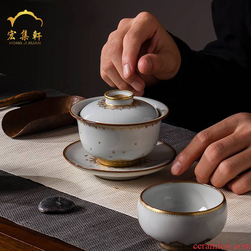 Macro sets hin your porcelain three tureen large single tea cups iron bowl of ice to crack your up ceramic kunfu tea