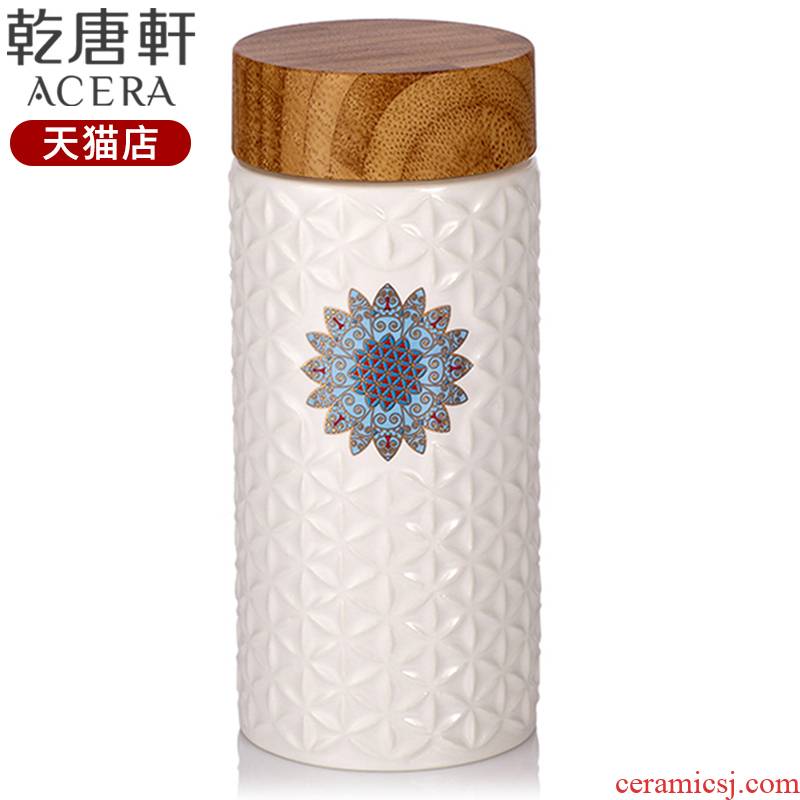 Dry Tang Xuan live China cups and gold flower of life sunshine cup with double creative ceramic water glass cups couples