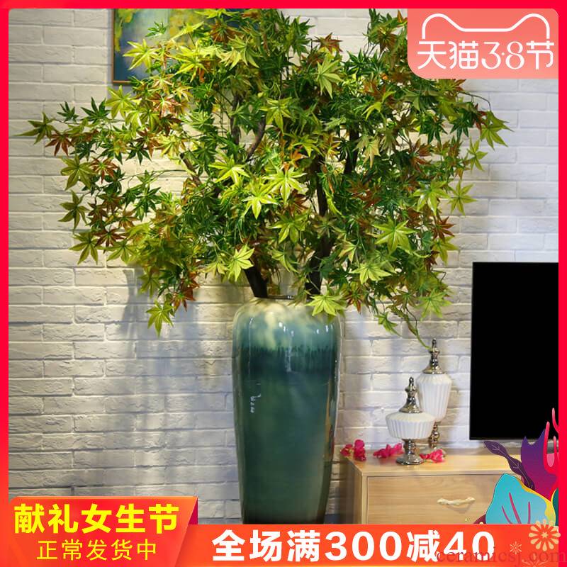 Jingdezhen ceramic creative up of large vase decoration to the hotel club stores garden furnishing articles between example