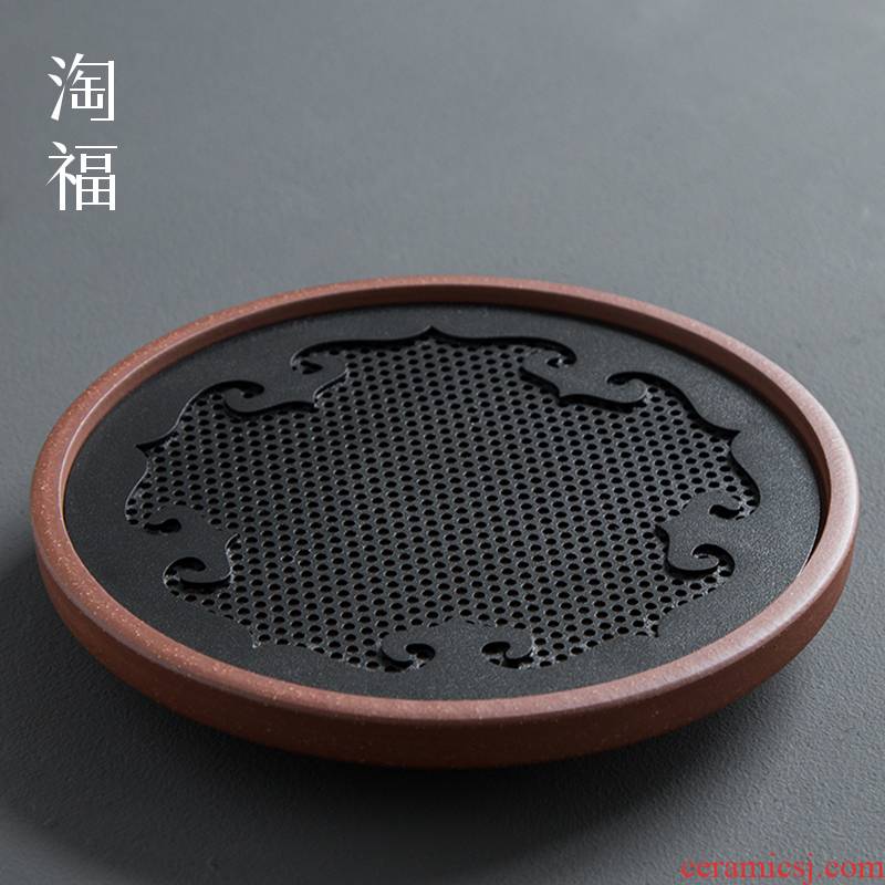 It bearing bearing dry mercifully Taiwan Japanese dry mercifully tea tray teapot mat cup mat tea kungfu tea accessories with zero