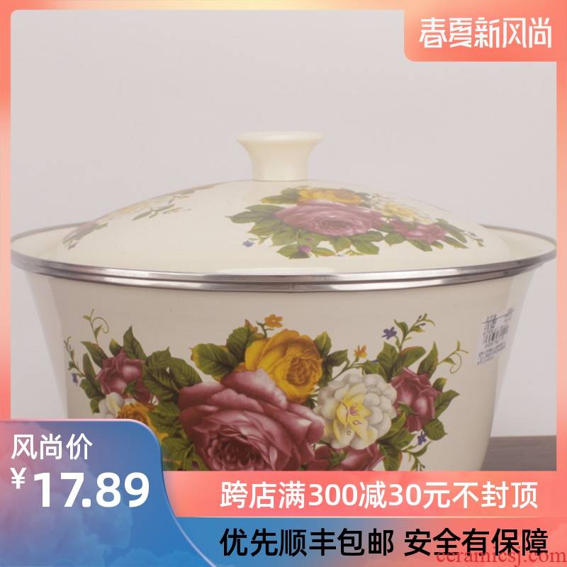 14 to 18 cm rainbow such as bowl with cover enamel bowls mercifully old kitchen basin the refrigerator dumpling stuffing bowl of egg dishes