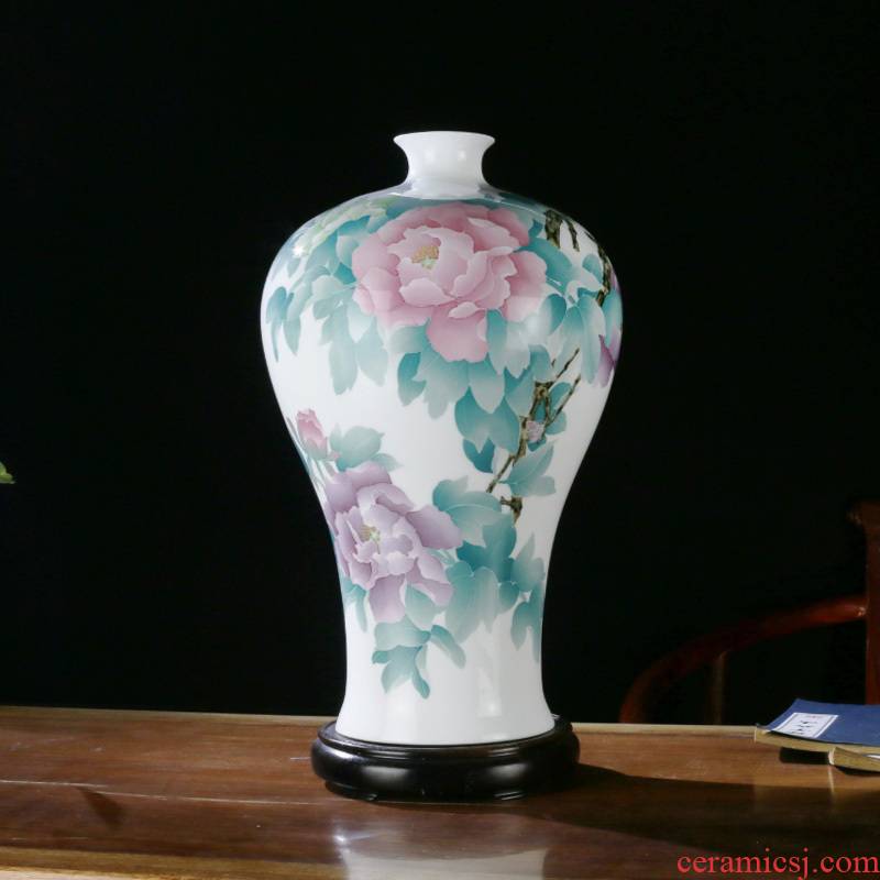 Porcelain good remit under the glaze color vase desk mesa of the sitting room porch ark, home furnishing articles business gift Porcelain