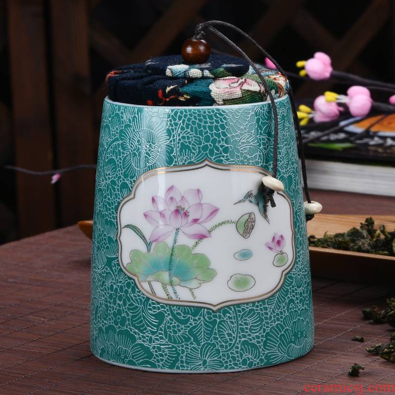 Ceramic tea pot seal pot POTS household saving POTS storage tanks, green tea, black tea pu - erh tea store receives customization