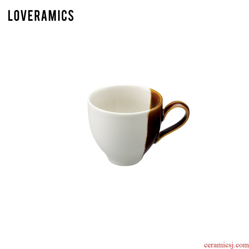 Loveramics love Mrs Tang sancai 375 ml milk cup tea cup cup (caramel color)