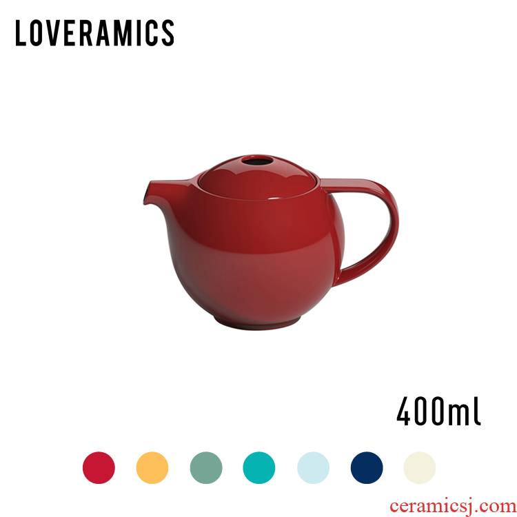 Loveramics love Mrs Pro Tea 400 ml Nordic pure color filter teapot ceramic teapot