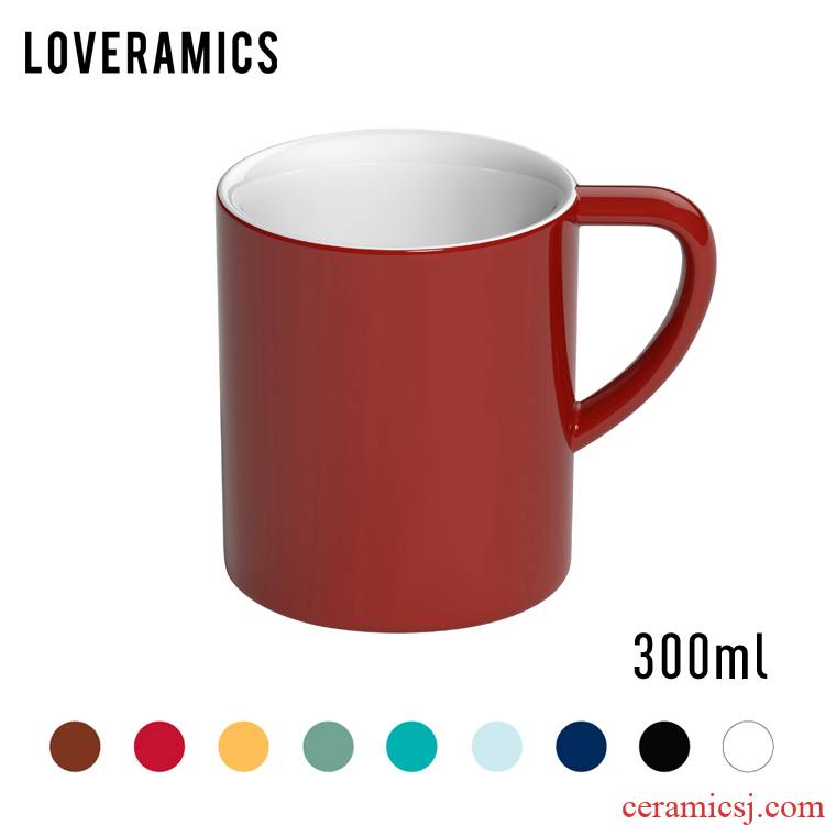 Loveramics love Mrs Straight shape the coffee cup 300 ml contracted spent hanging ear ceramic coffee cup