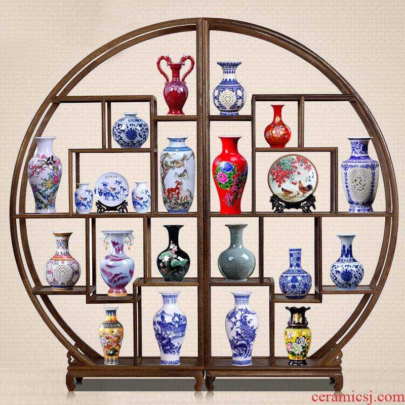 Jingdezhen ceramics furnishing articles vases, flower arranging mesa household of Chinese style fashionable sitting room or office decoration