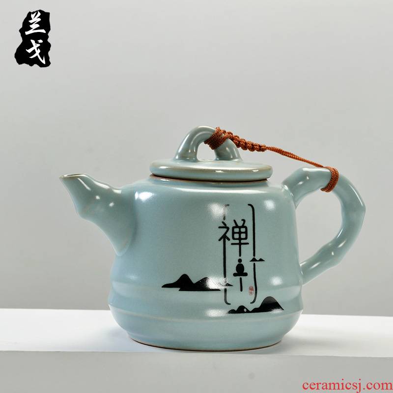 Having your up ceramic tea set little teapot on your porcelain kung fu tea tea teapot xi shi single pot
