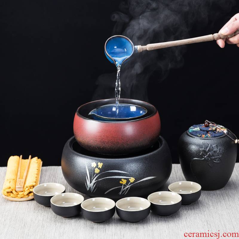 NiuRen ceramic cooked this bowl is black tea pu - erh tea kungfu tea set home burn boiling kettle electric power TaoLu tea stove