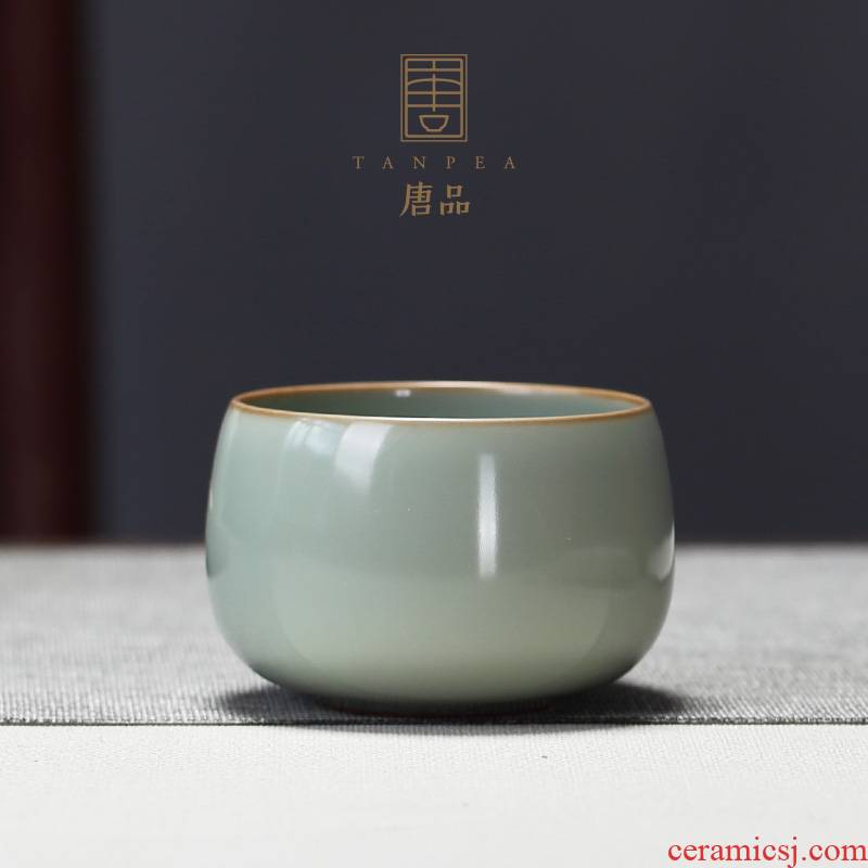 Tang Pin your up pea green ocean 's main individual cup harmony cups water chestnut large single cup bowl of jingdezhen kung fu tea set