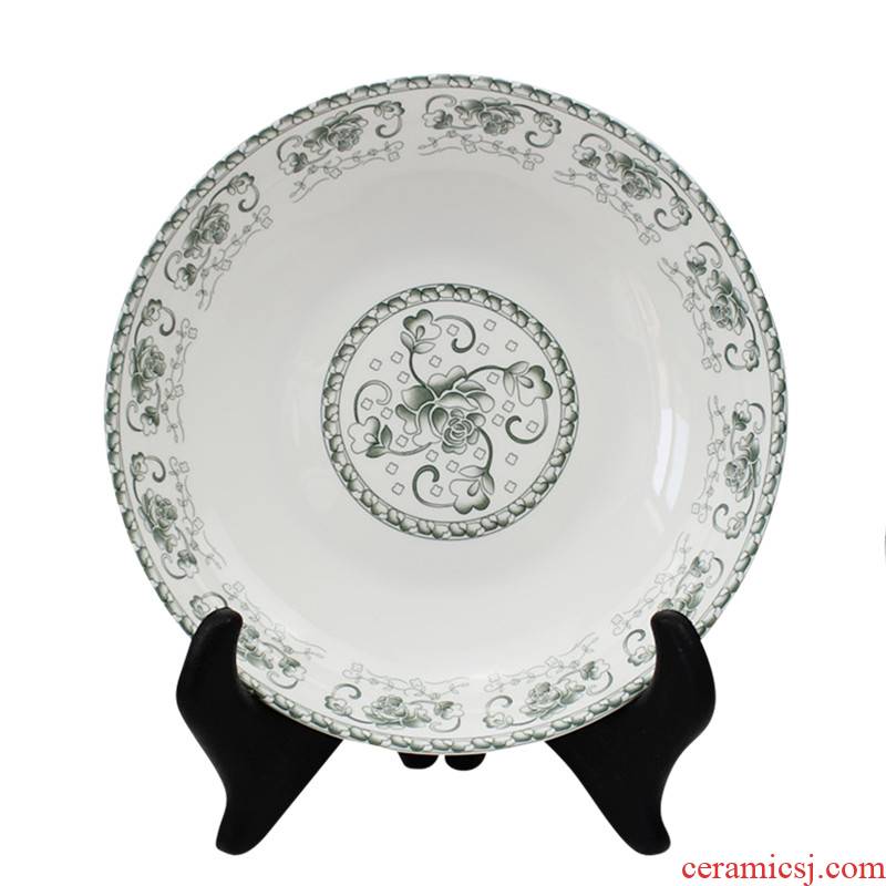 Both the people 's livelihood industry cixin qiu - yun deep dish 7 8 inches FanPan glair compote porcelain plate plate plate