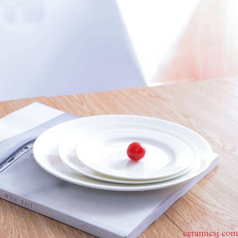 Western food dish creative ceramic plate ipads porcelain snack salad dish tray plates