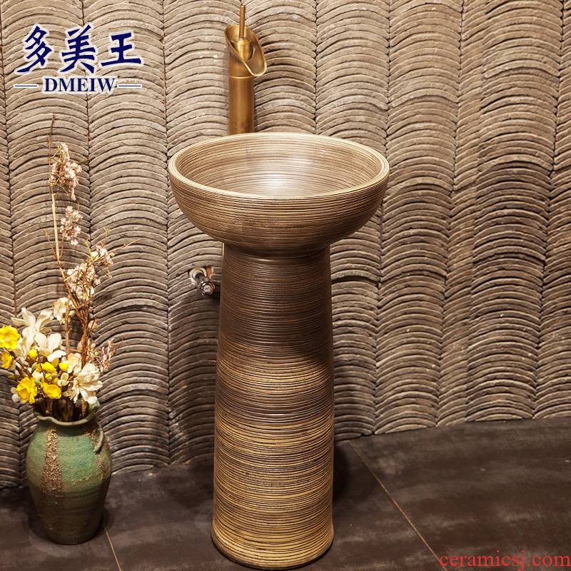 King beautiful balcony toilet ceramic basin to split the stage the lavatory basin that wash a face to wash your hands ring