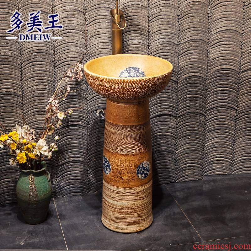 King beautiful balcony toilet ceramic basin to split the stage the lavatory basin that wash a face to wash your hands of excess