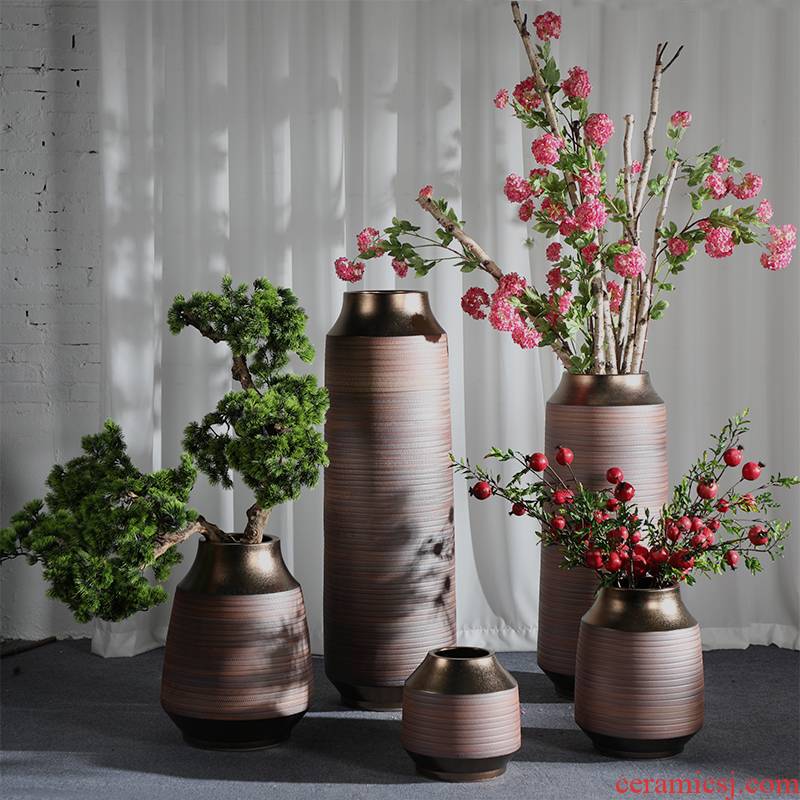 Zen flower arrangement is restoring ancient ways of large vase decoration to the hotel lounge ceramic furnishing articles sitting room porch floral suit