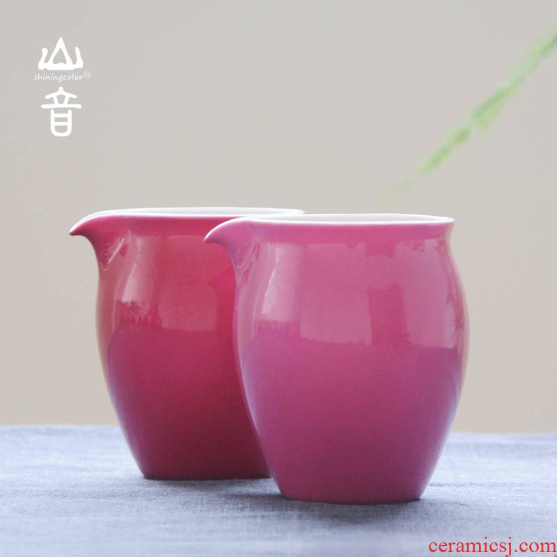 Carmine/rouge water jingdezhen ceramic tea accessories fair keller cup and glass points of tea, tea sets