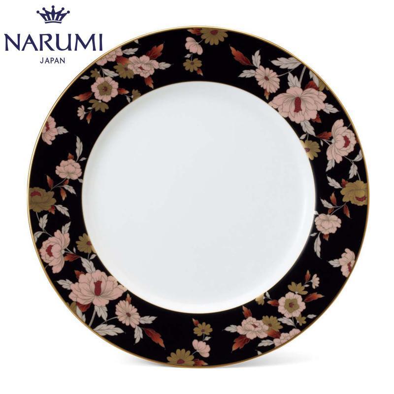 Japan NARUMI song sea Mirei 27 cm series snack plate (black) ipads porcelain tableware. 51685-1557
