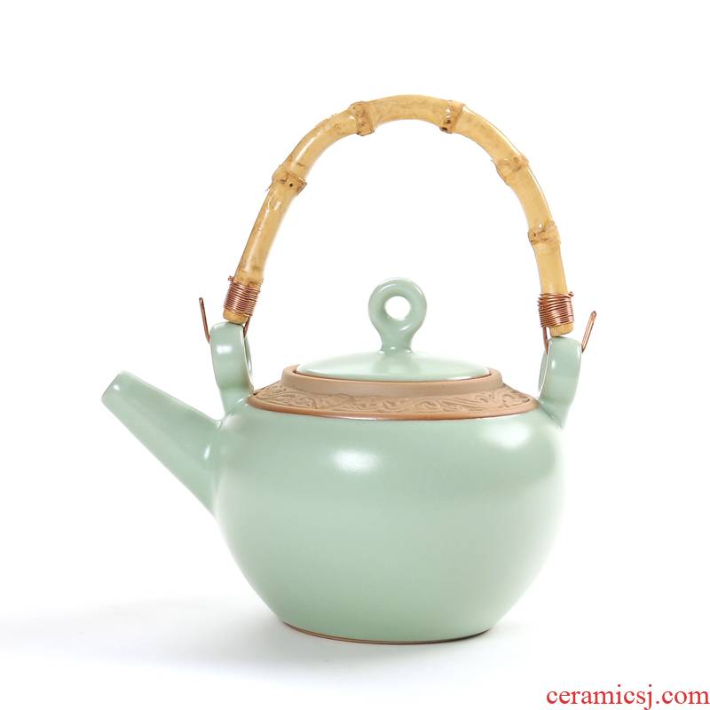 NiuRen your up teapot large household girder pot of slicing can be a kung fu tea set ceramic POTS, stainless steel filter