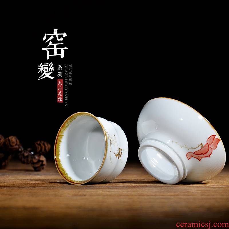 Public remit up porcelain) hand - made ceramic tea strainer screen frame filter kung fu tea tea accessories