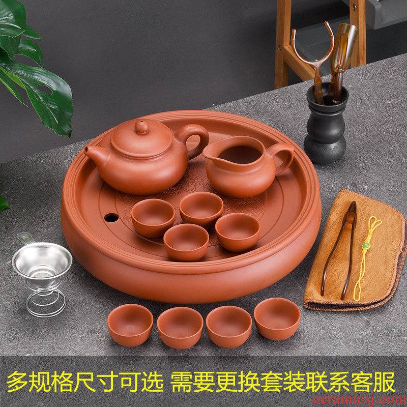 A complete set of kung fu tea sets are it home ground tea cup tea tray of A complete set of ceramic tea set is contracted