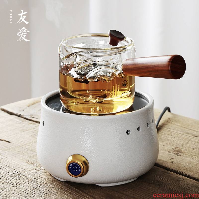 Love and lateral boil pot of tea is charged TaoLu tea steamer who spinosa, high temperature resistant filter health tea flower pot