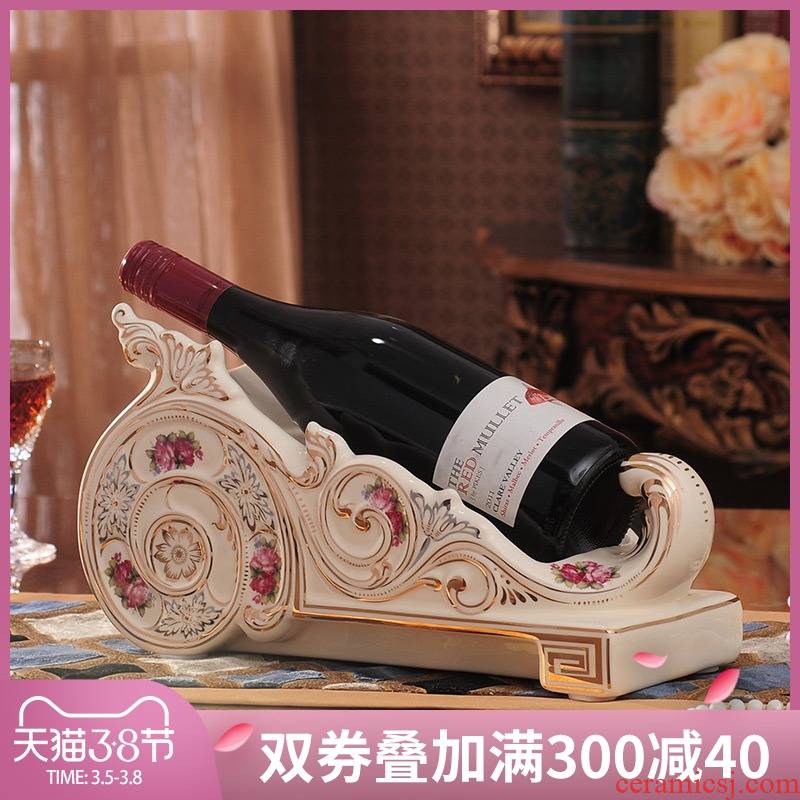 European wine rack furnishing articles household act the role ofing is tasted wine sitting room decorate ceramic wine wedding gift ideas and practical