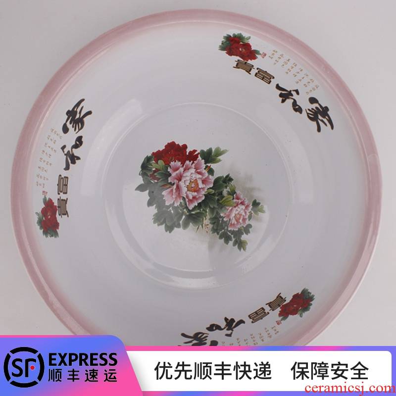 Ehrlich, home enamel enamel basin wedding its ehrs dowry marriage family and wealth and blooming flowers, enamel pot